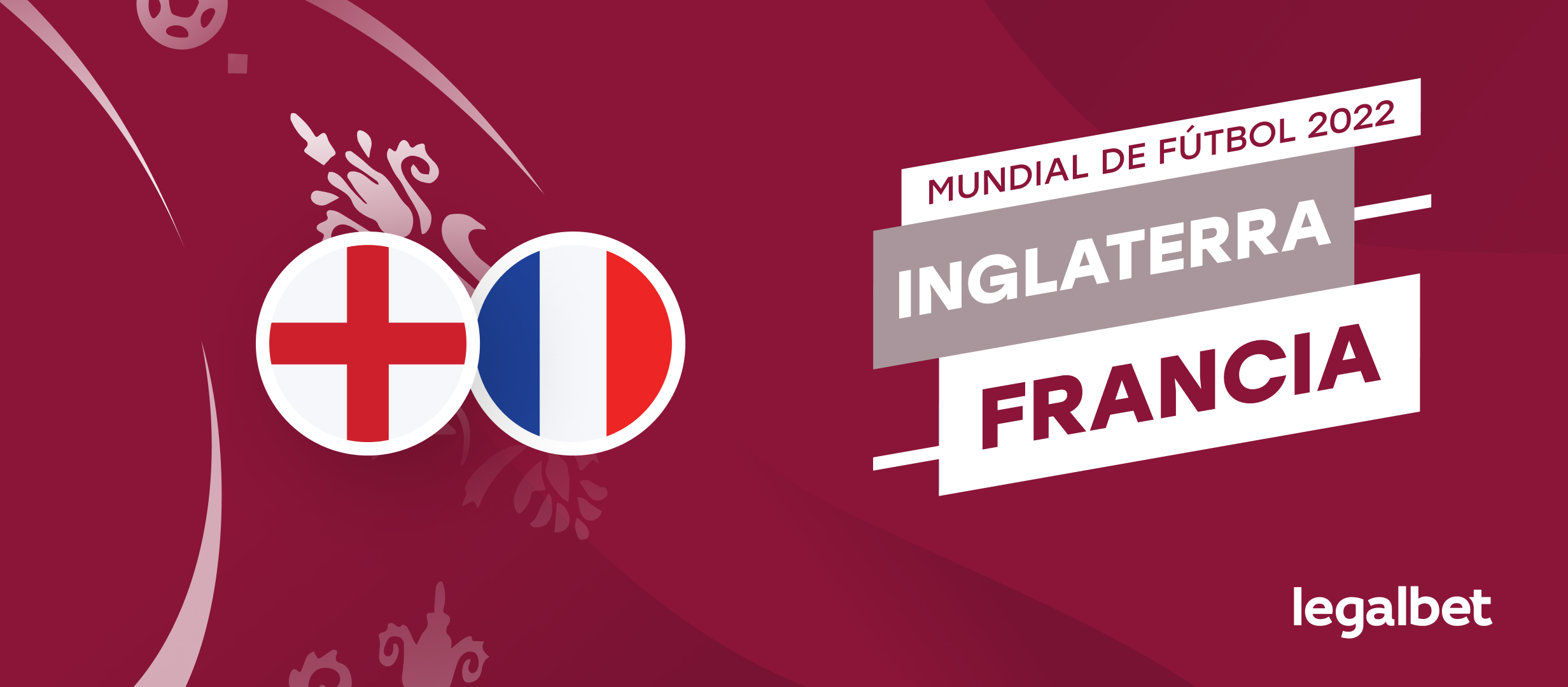 Apuestas y cuotas Inglaterra - Francia, Mundial 2022