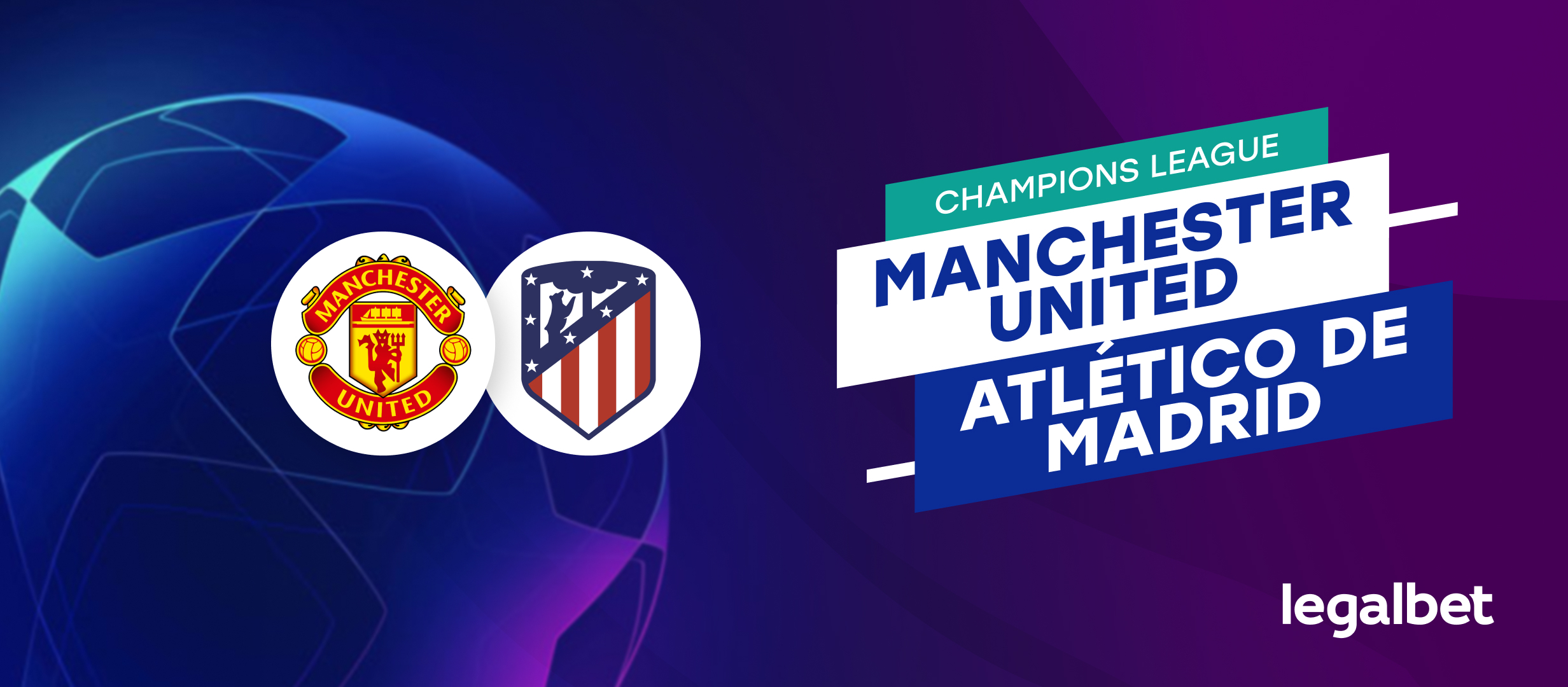 Apuestas y cuotas Manchester United - Atlético de Madrid, Champions League 2021/22