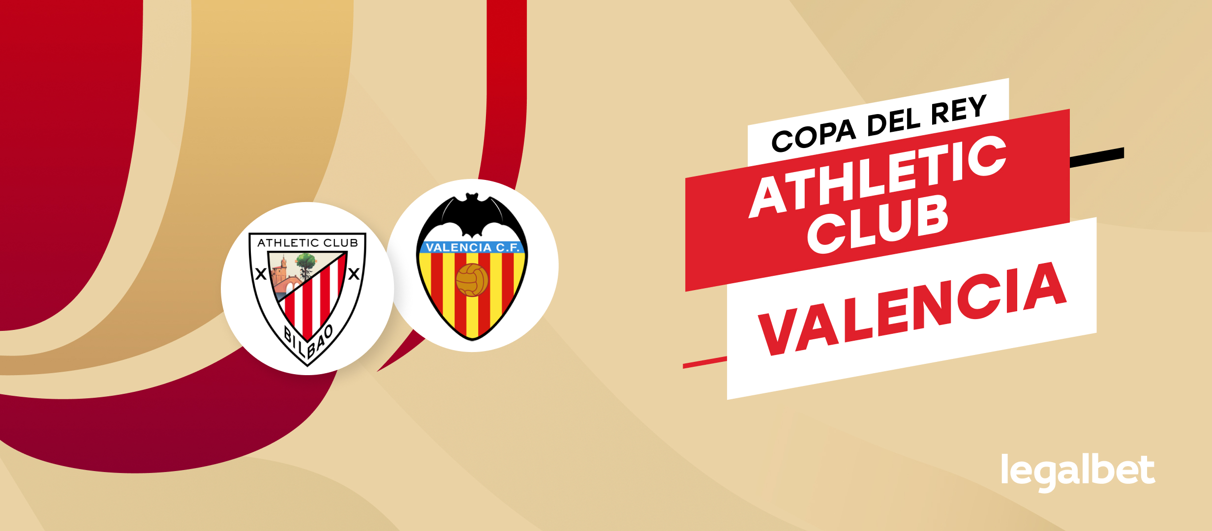 Apuestas y cuotas Athletic de Bilbao - Valencia, Copa del Rey 2021/22