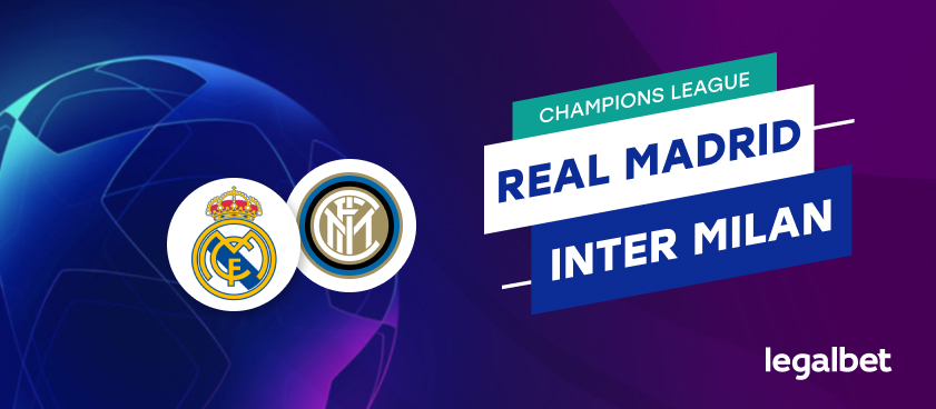 Apuestas y cuotas Real Madrid - Inter Milán, Champions League 2020/21