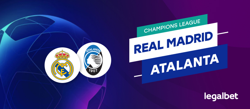 Apuestas y cuotas Real Madrid - Atalanta, Champions League 2020/21