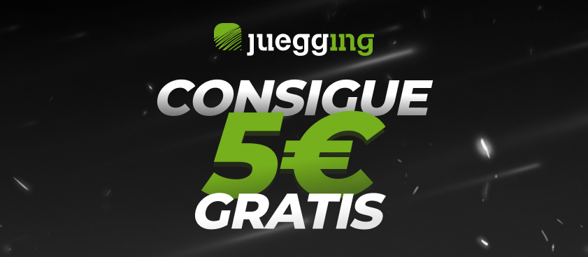 5€ GRATIS por registrarte en Juegging. ¡Promoción exclusiva y válida sólo hasta el 30 de abril!