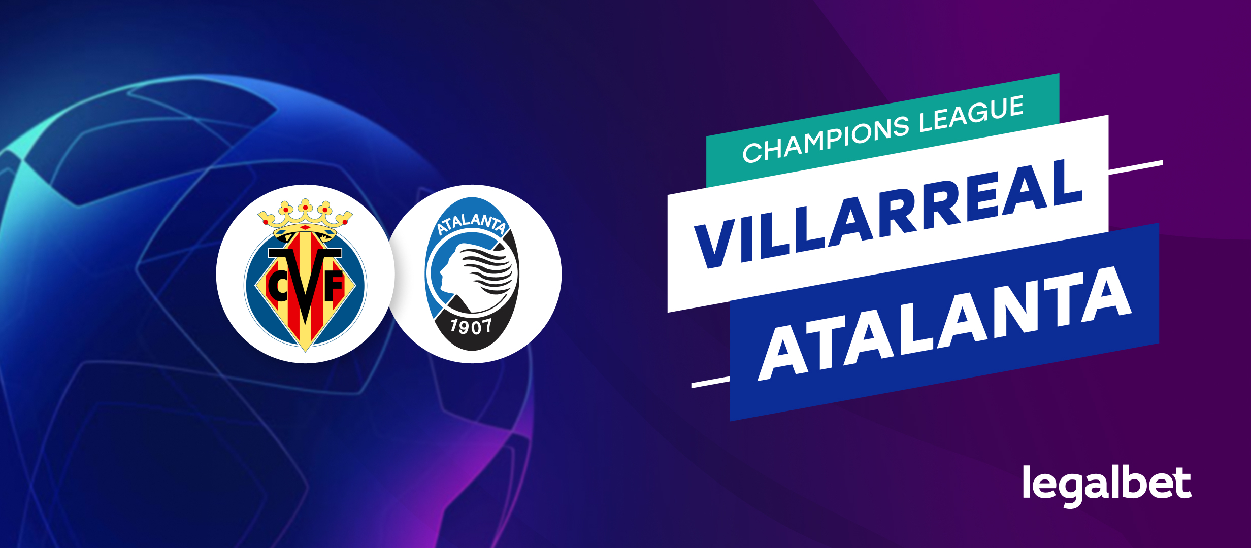 Apuestas y cuotas Villarreal - Atalanta, Champions League 2021/22