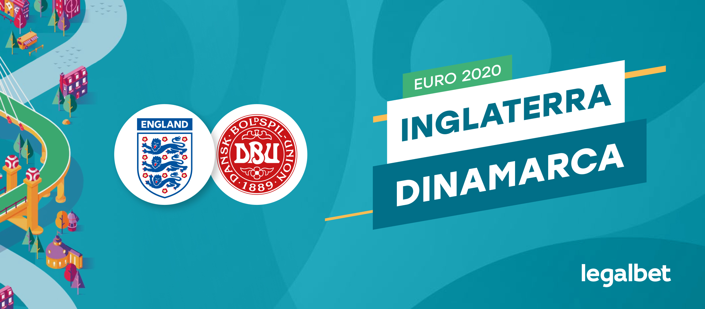 Apuestas y cuotas Inglaterra - Dinamarca, EURO 2020