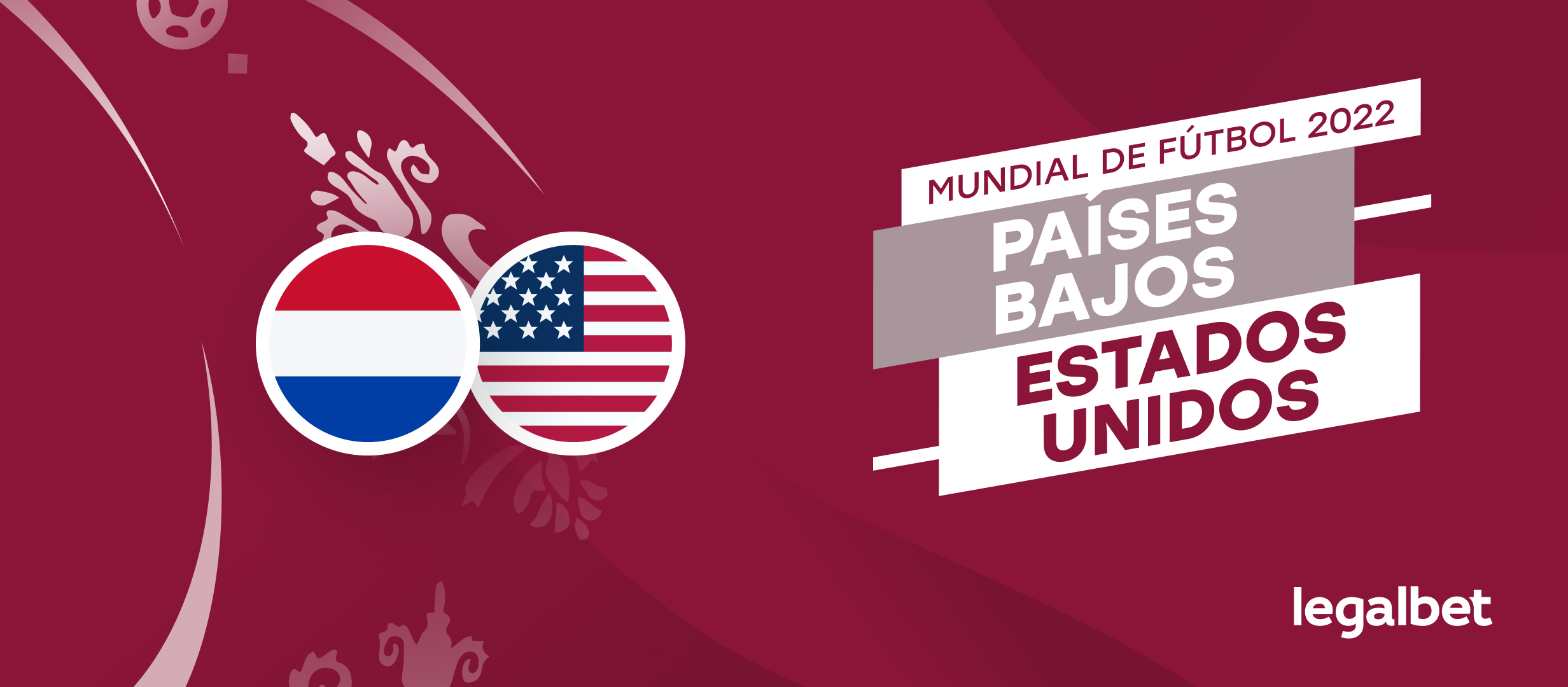 Apuestas y cuotas Países Bajos - Estados Unidos, Mundial 2022