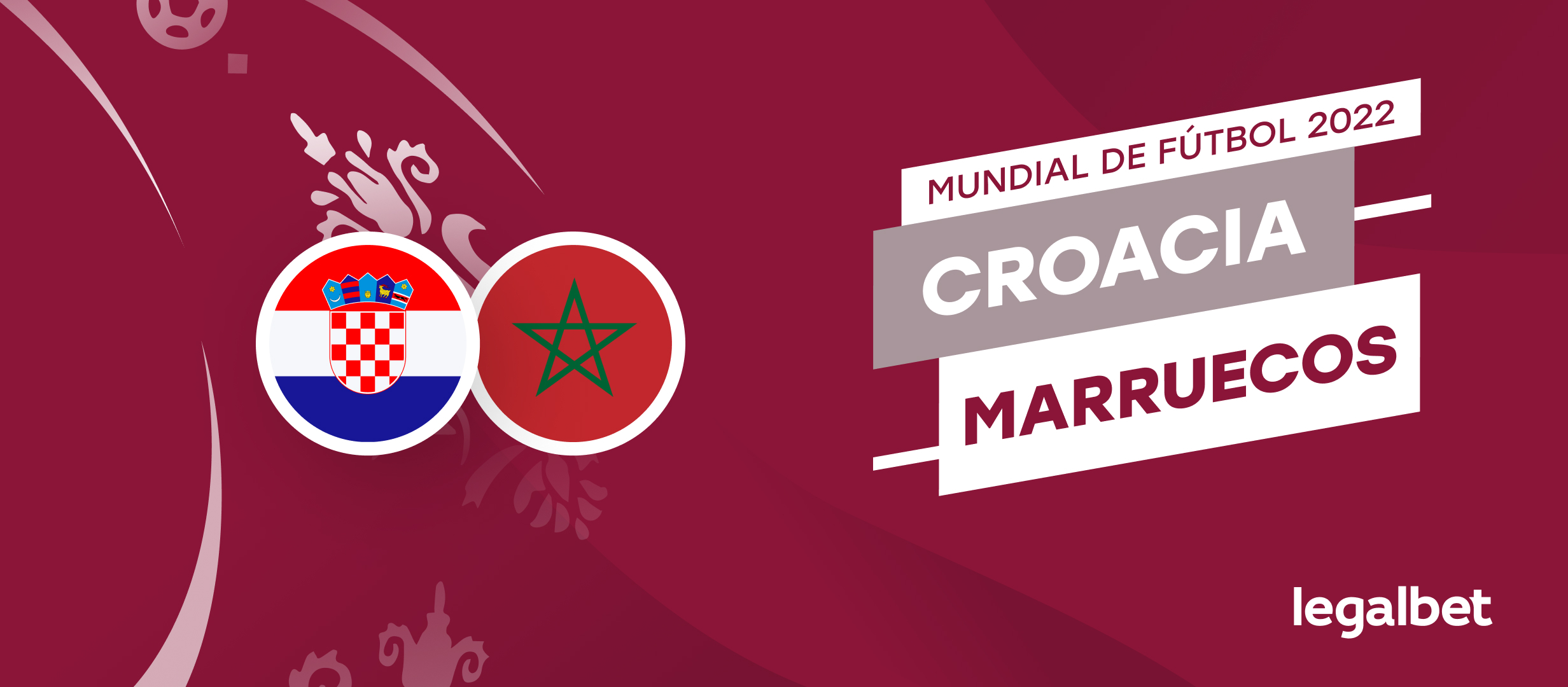 Apuestas y cuotas Croacia - Marruecos, Mundial 2022