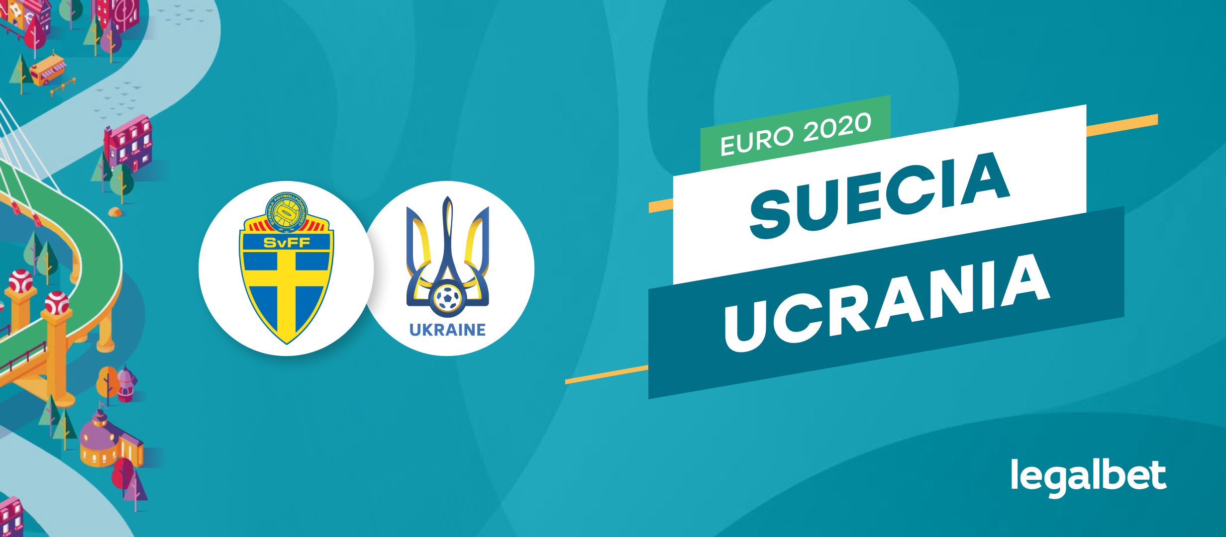 Apuestas y cuotas Suecia - Ucrania, EURO 2020