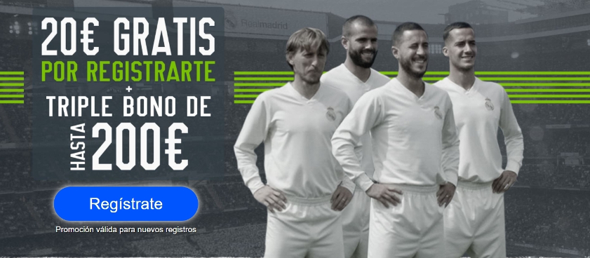 ¡Promoción exclusiva CODERE: 20€ en Freebets sólo por registrarte!